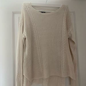 American Eagle pullover sweater, medium, cream white color